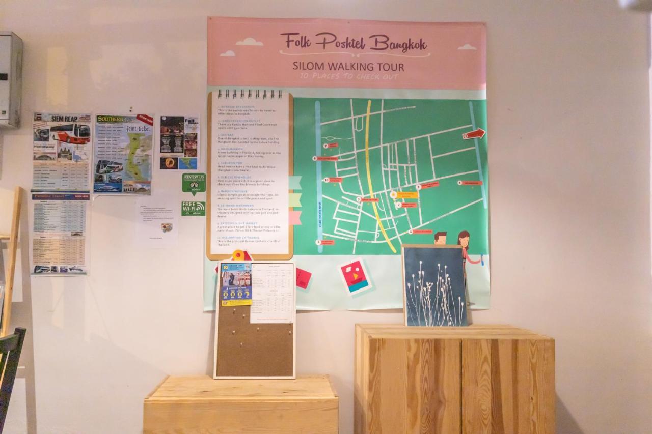 Folk Poshtel Silom Bed & Breakfast Bangkok Eksteriør bilde